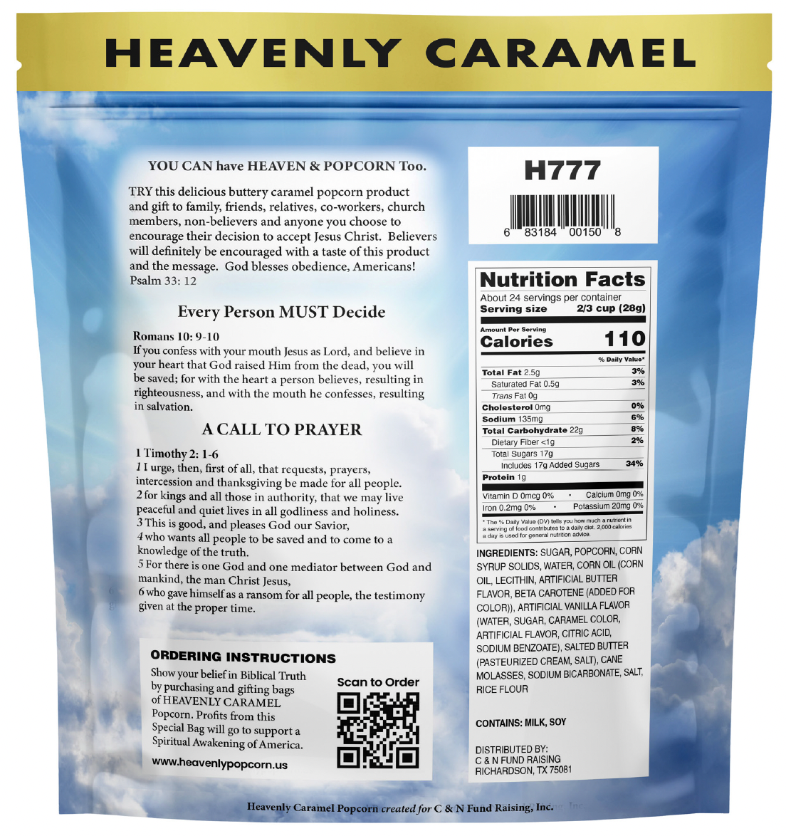 Heavenly Caramel Popcorn