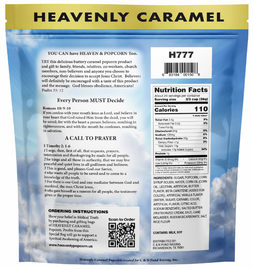 Heavenly Caramel Popcorn